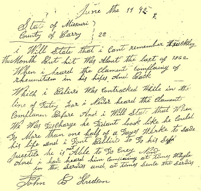 John Brown Hudson Letter